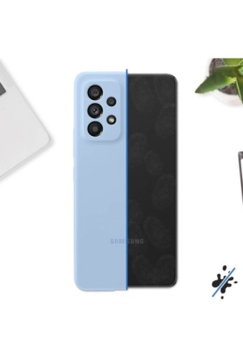 Cover Originale Samsung Morbida al Tatto Silicone Cover - Arctic Blue