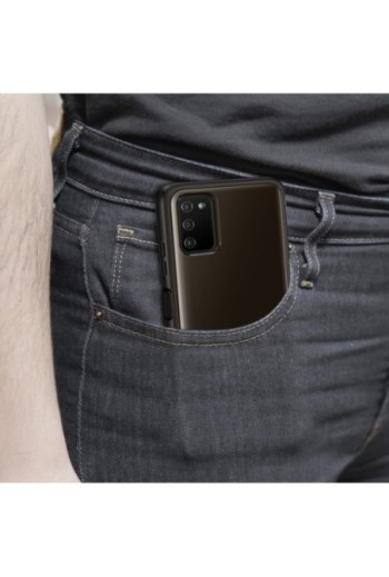 Cover Flessibile per Samsung A03s Originale Samsung Soft Clear Cover - Nera