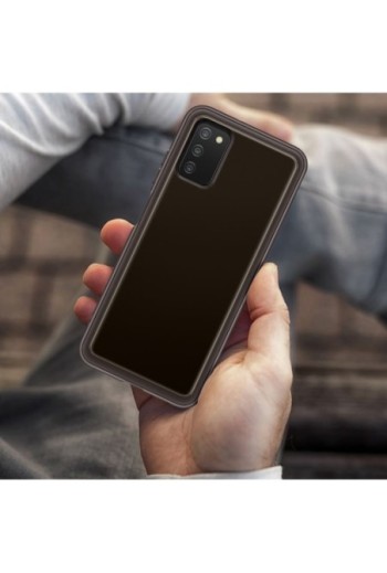 Cover Flessibile per Samsung A03s Originale Samsung Soft Clear Cover - Nera