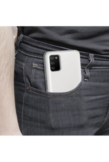 Cover Flessibile per Samsung A03s Originale Samsung Soft Clear Cover - Trasparente