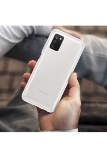 Cover Flessibile per Samsung A03s Originale Samsung Soft Clear Cover - Trasparente