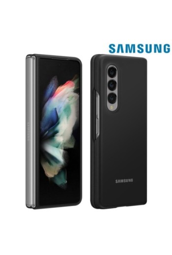 Cover per Samsung Galaxy Z Fold 3 Pieghevole Originale Silicone Cover - Nero