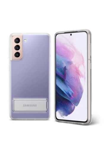 Cover Galaxy S21 Originale Silicone Supporto Clear Standing Cover – Trasp.