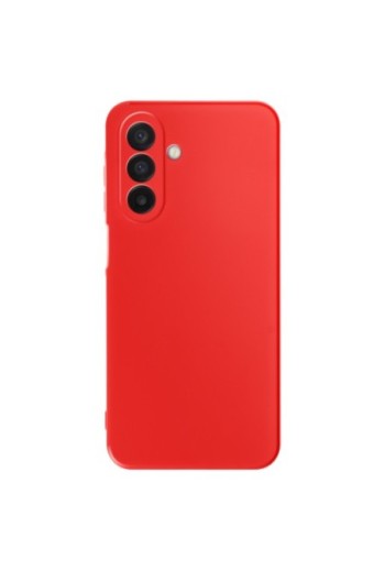 Cover Silicone con Fotocamera Protetta Rosso per Samsung Galaxy A17