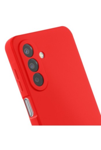 Cover Silicone con Fotocamera Protetta Rosso per Samsung Galaxy A17