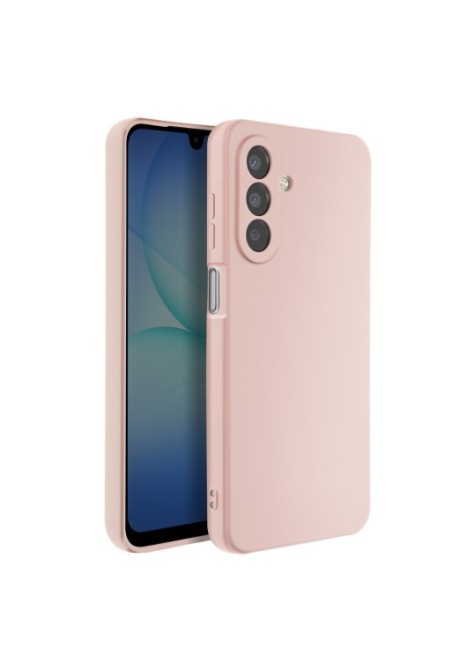 Cover Silicone con Fotocamera Protetta Rosa cipria per Samsung Galaxy A17