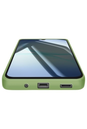 Cover Silicone con Fotocamera Protetta Verde matcha per Samsung Galaxy A17