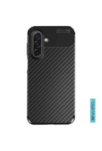 Cover Carbonio Samsung Galaxy A17 Silicone Morbido - Enviro Nero