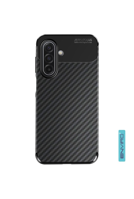 Cover Carbonio Samsung Galaxy A17 Silicone Morbido - Enviro Nero