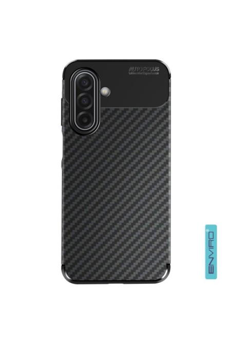 Cover Carbonio Samsung Galaxy A17 Silicone Morbido - Enviro Nero