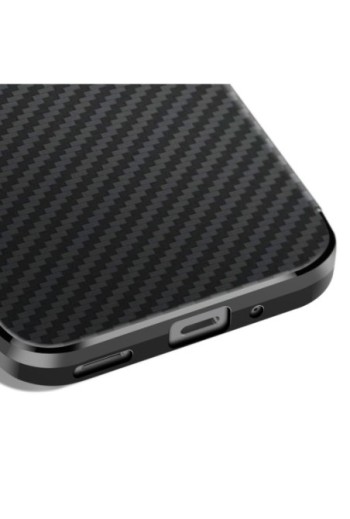 Cover Carbonio Samsung Galaxy A17 Silicone Morbido - Enviro Nero