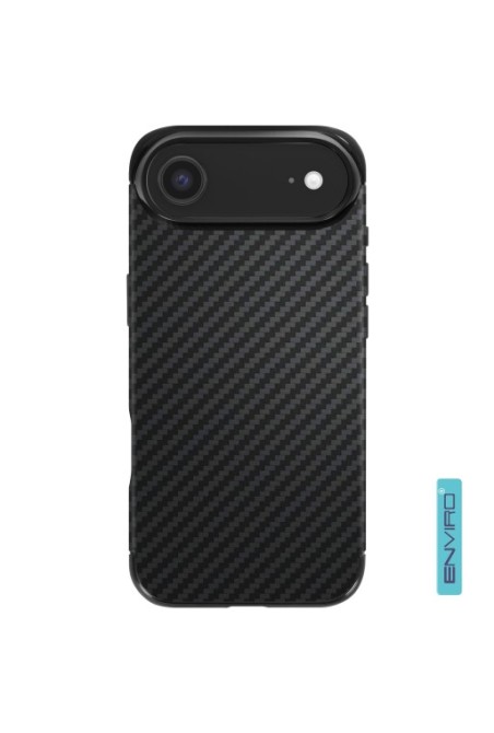 Cover Carbonio iPhone Air Silicone Morbido - Enviro Nero