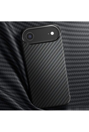 Cover Carbonio iPhone Air Silicone Morbido - Enviro Nero
