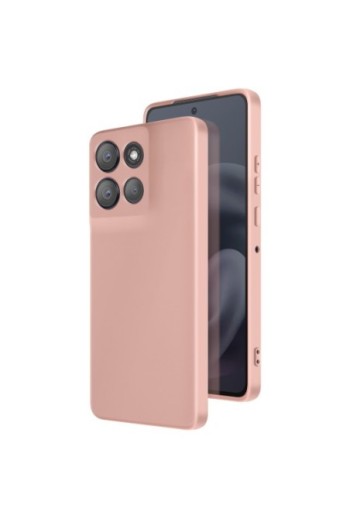 Cover Silicone Soft Touch Rosa p. Motorola Moto G86 e G86 Power