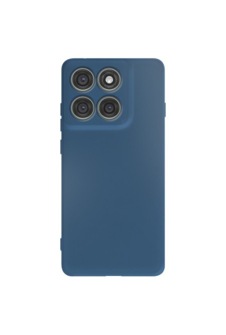 Cover Silicone Soft Touch p. Motorola Edge 60 Pro - Blu