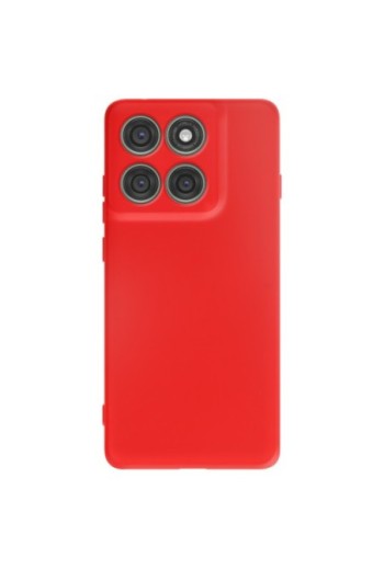 Cover Silicone Soft Touch p. Motorola Edge 60 Pro - Rosso