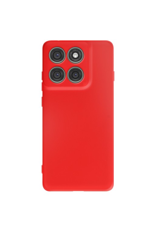 Cover Silicone Soft Touch p. Motorola Edge 60 Pro - Rosso