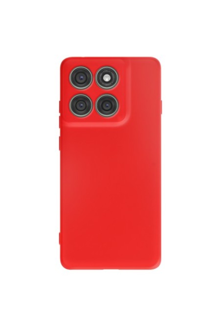 Cover Silicone Soft Touch p. Motorola Edge 60 Pro - Rosso