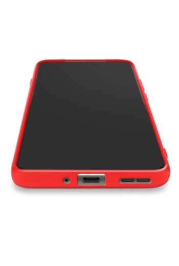 Cover Silicone Soft Touch p. Motorola Edge 60 Pro - Rosso