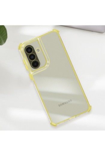 Cover Samsung Galaxy A56 bi-materiale Antiurto - Giallo