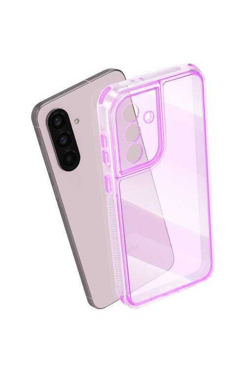 Cover Samsung Galaxy A56 bi-materiale Antiurto - Viola