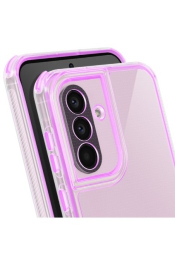 Cover Samsung Galaxy A56 bi-materiale Antiurto - Viola