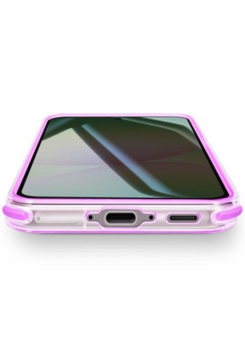 Cover Samsung Galaxy A56 bi-materiale Antiurto - Viola