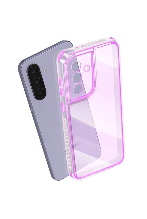 Cover Samsung Galaxy A36 bi-materiale Antiurto - Viola