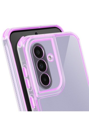 Cover Samsung Galaxy A36 bi-materiale Antiurto - Viola