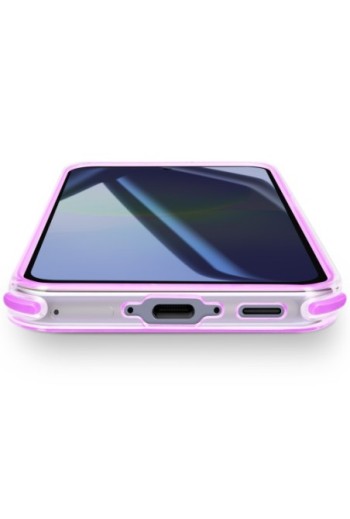 Cover Samsung Galaxy A36 bi-materiale Antiurto - Viola