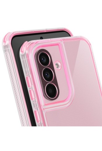 Cover Samsung Galaxy A56 bi-materiale Antiurto - Rosa