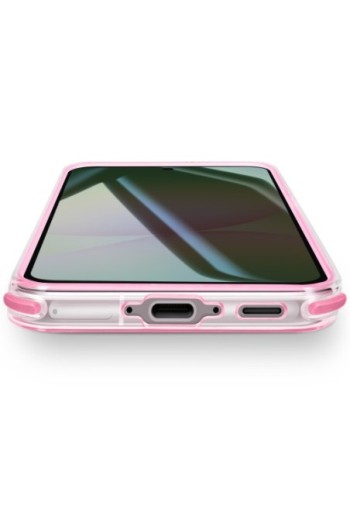 Cover Samsung Galaxy A56 bi-materiale Antiurto - Rosa