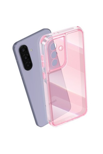 Cover Samsung Galaxy A36 bi-materiale Antiurto - Rosa