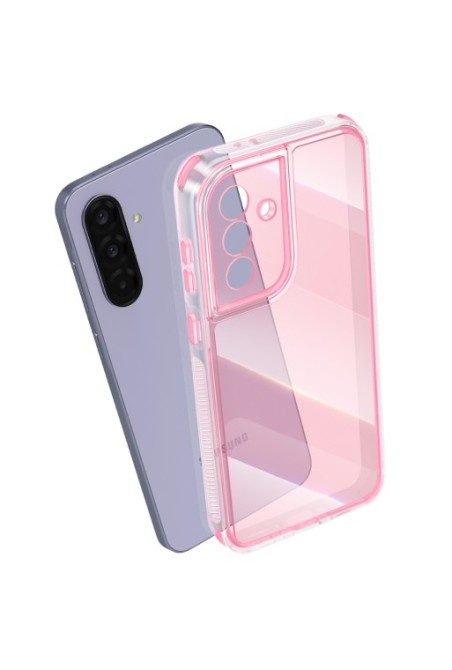 Cover Samsung Galaxy A36 bi-materiale Antiurto - Rosa