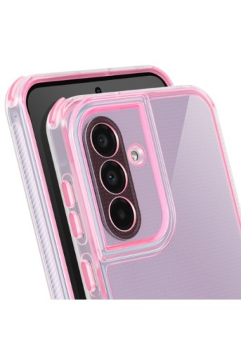 Cover Samsung Galaxy A36 bi-materiale Antiurto - Rosa