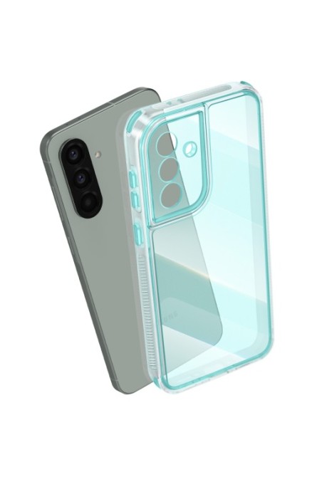 Cover Samsung Galaxy A56 bi-materiale Antiurto - Turchese