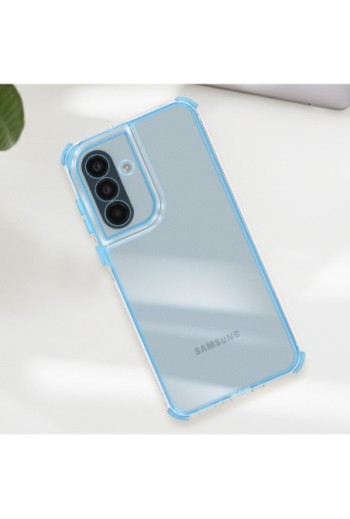 Cover Samsung Galaxy A56 bi-materiale Antiurto - Blu