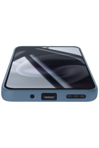 Cover Silicone Morbida Motorola Moto G86 e G86 Power con Protezione Fotocamera - Blu