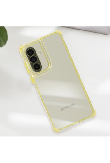 Cover Samsung Galaxy A36 bi-materiale Antiurto - Giallo