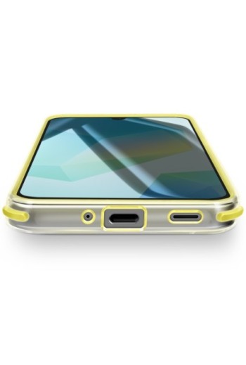 Custodia bicolore antiurto per Samsung Galaxy A16 - Gialla