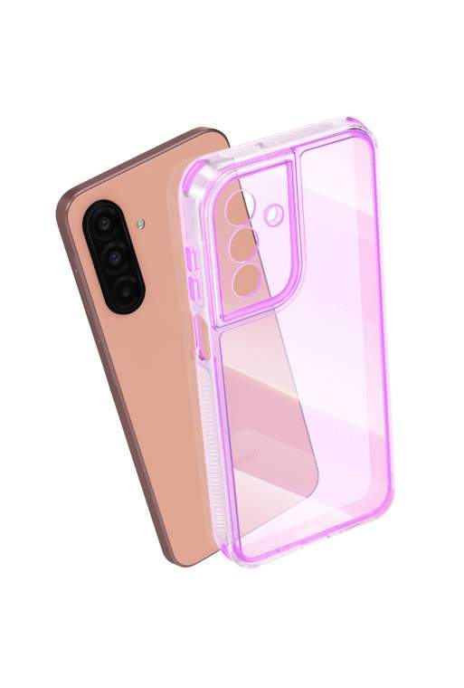 Custodia bicolore antiurto per Samsung Galaxy A26 - Viola