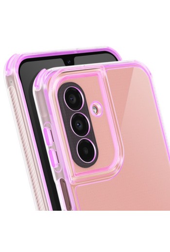 Custodia bicolore antiurto per Samsung Galaxy A26 - Viola