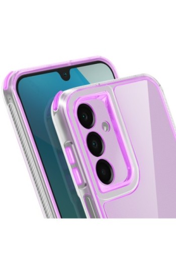 Custodia bicolore antiurto per Samsung Galaxy A16 - Viola
