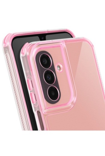 Custodia bicolore antiurto per Samsung Galaxy A26 - Rosa