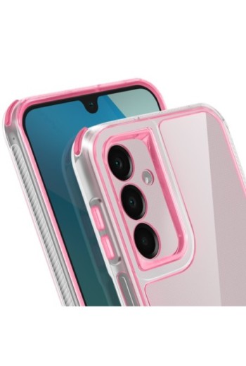 Custodia bicolore antiurto per Samsung Galaxy A16 - Rosa