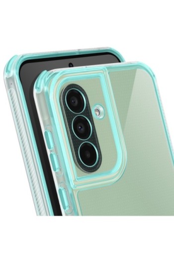 Cover Samsung Galaxy A36 bi-materiale Antiurto - Turchese
