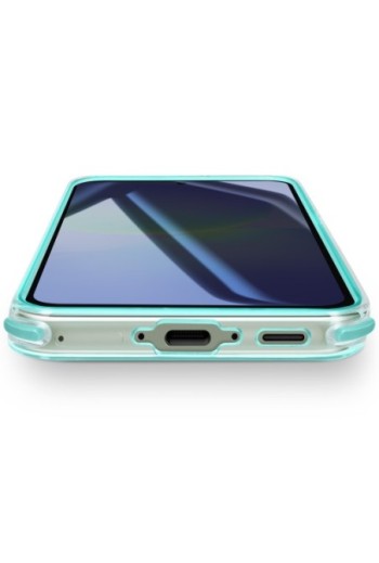 Cover Samsung Galaxy A36 bi-materiale Antiurto - Turchese
