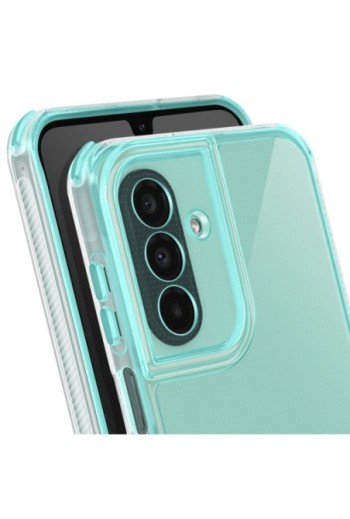 Custodia bicolore antiurto per Samsung Galaxy A26 - Turchese