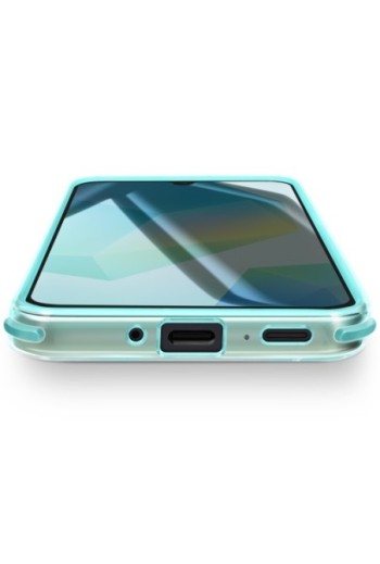 Custodia bicolore antiurto per Samsung Galaxy A16 - Turchese