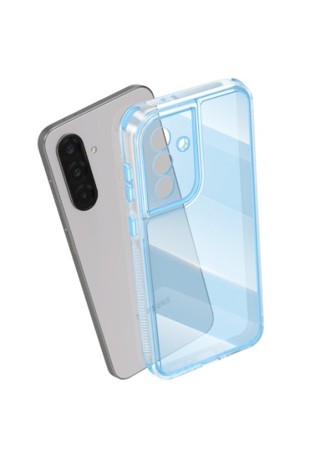 Cover Samsung Galaxy A36 bi-materiale Antiurto - Blu